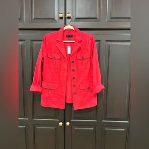 NWT Talbots red jacket size M